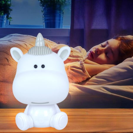 Lampada a Led a Forma di Unicorno con 7 Illuminazioni Differenti 30.5x