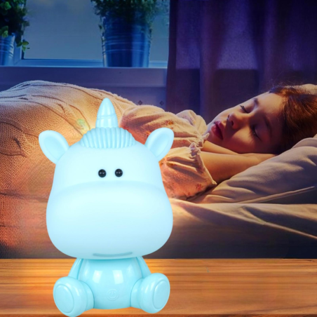 Lampada a Led a Forma di Unicorno con 7 Illuminazioni Differenti 30.5x