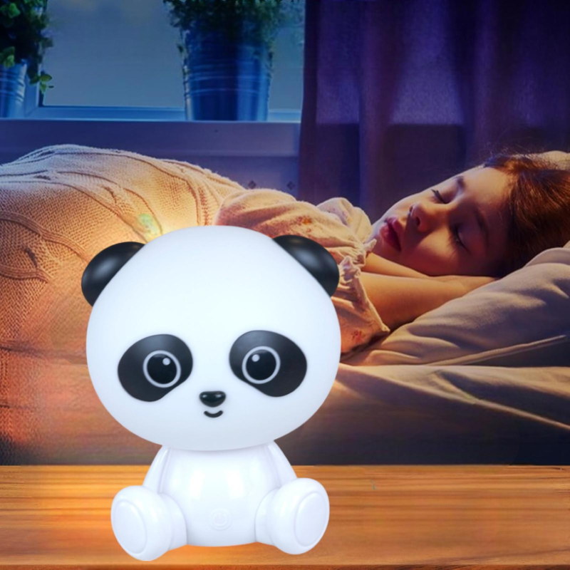 Lampada a Led a Forma di Panda con 7 Illuminazioni Differenti 30.5x16.