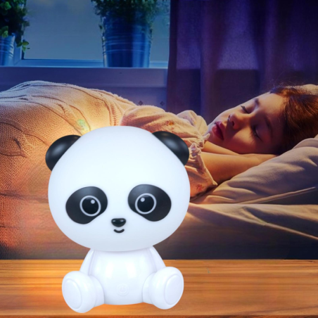 Lampada a Led a Forma di Panda con 7 Illuminazioni Differenti 30.5x16.