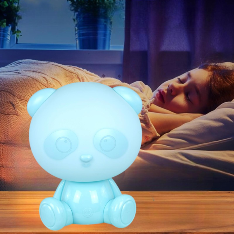 Lampada a Led a Forma di Panda con 7 Illuminazioni Differenti 30.5x16.