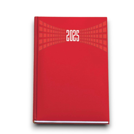 Agenda 2025 Giornaliera 11x17 Copertina Matra - Rossa