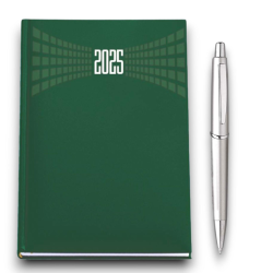 Agenda 2025 Giornaliera 11x17 Copertina Matra - Verde
