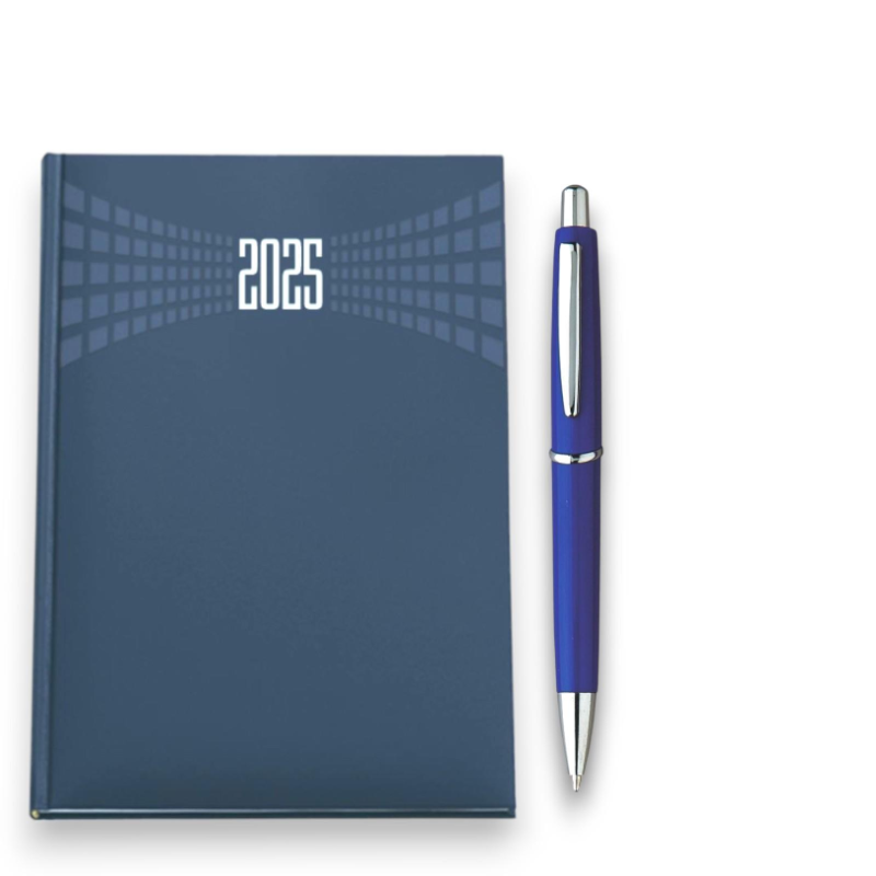Agenda 2025 Giornaliera 11x17 Copertina Matra - Blu