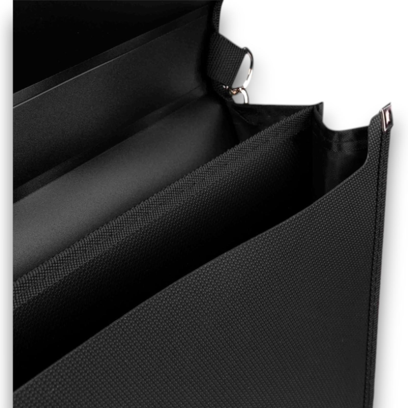 Colourbook Valigetta portadisegni con tracolla - 36x53cm Nero