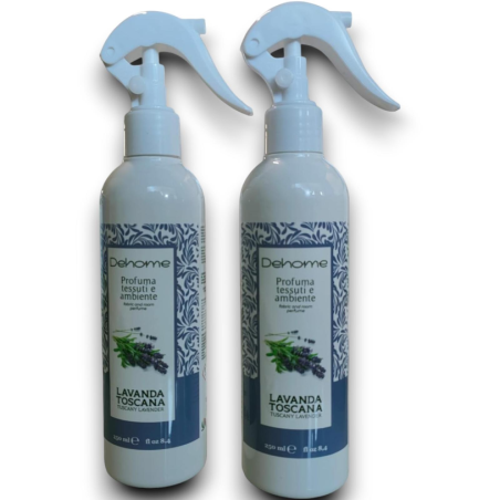 DeHome - Profumo per Tessuti e Ambiente - 250 Ml - Lavanda Toscana