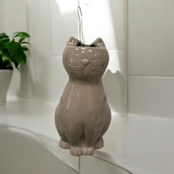 Umidificatore in Ceramica a Forma di Gatto - 3 Colori Assortiti - 18x8