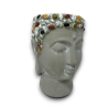 Vaso Buddha - Grigio - 14x15x20 cm