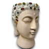 Vaso Buddha - Bianco - 14x15x20 cm