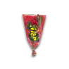 Bouquet Rosa Rossa con Mimosa Gialla 42 cm