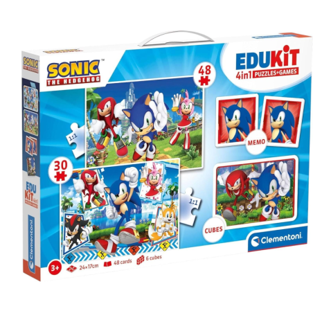 Clementoni -  Edukit 4 In 1 - Sonic 