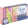Colourbook 12 Evidenziatori - Shine Pastello