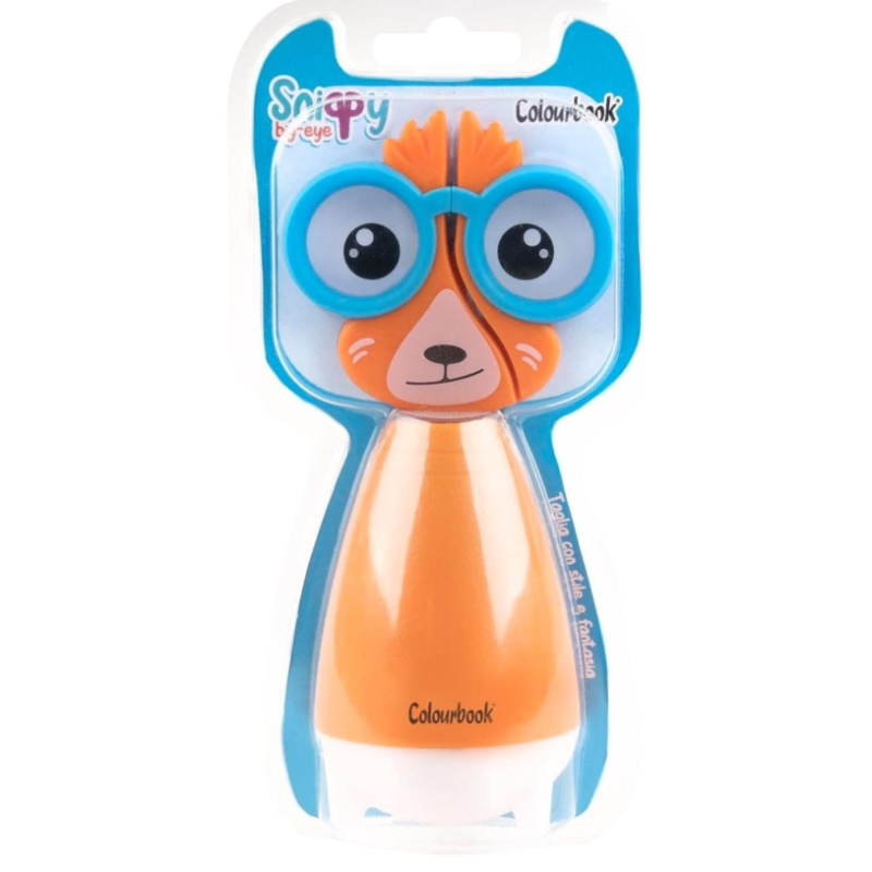 Colourbook Snippy - Forbici Con Punta Arrotondata, Lama Acciaio Inox d