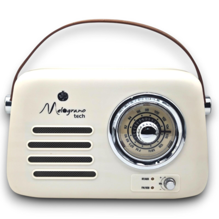 Cbr- Radio Vintage Bluettooh - Panna