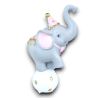 Bomboniera in ceramica Con Led a forma di elefante su Palla 6x6x14 - A