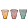 Set 6 Bicchieri in Vetro Colorati 210 ML - Martellato