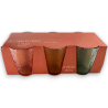 Set 6 Bicchieri in Vetro Colorati 210 ML - Martellato
