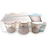 Set 6 Bicchieri in Vetro Trasparente 300 ML - Bolle