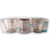 Set 6 Bicchieri in Vetro Trasparente 300 ML - Bolle