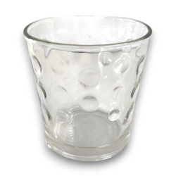 Set 6 Bicchieri in Vetro Trasparente 300 ML - Bolle