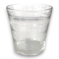 Set 6 Bicchieri in Vetro Trasparente 300 ML - Rigato