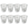 Set 12 Bicchieri in Vetro Trasparente 40 ML - Mini Tumbler