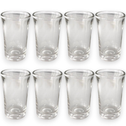 Set 8 Bicchieri in Vetro Trasparente 40 ML - Collins