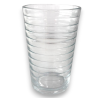 Set 3 Bicchieri in Vetro Trasparenti 185 ML - Rigato