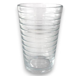 Set 12  Bicchieri in Vetro Trasparenti 185 ML - Rigato