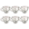 Set 6 Tazzine in Vetro 90 ML