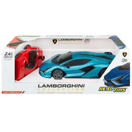 REEL TOYS - Lamborghini Sian Telecomandata con Luci - 1:24