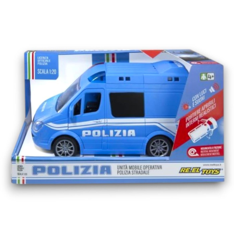 REEL TOYS - Camionetta Polizia con Luci e Suoni