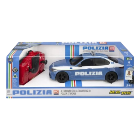 REEL TOYS - Alfa Giulia Polizia Telecomandata - 1:24