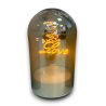 Sfera in Vetro Piccola Fume' con Luce Love - 16 cm