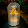 Sfera in Vetro Piccola Fume' con Luce Love - 16 cm