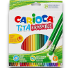 Carioca Tita Erasable - 24 Pastelli 3 mm
