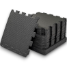 10 Pezzi di Tappetino Puzzle Nero in Schiuma Peluche GOMMA EVA 29x29 c