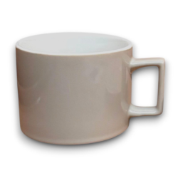 Set Tazzine con Piattini – 12 Pezzi - Crema