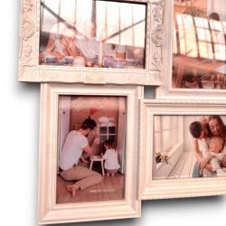 Cornice Portafoto - 52x35x3 cm - 6 Foto 10x15 cm