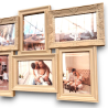 Cornice Portafoto - 52x35x3 cm - 6 Foto 10x15 cm