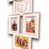 Cornice Portafoto - 36x88x3 cm - 7 Foto 10x15 e 13x18 cm