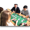 Poker - Gioco di Carte in Scatola con 100 Fiches 