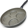 Mario Mugnano - Padella per Pancakes con 4 Stampi - Diametro 28 cm