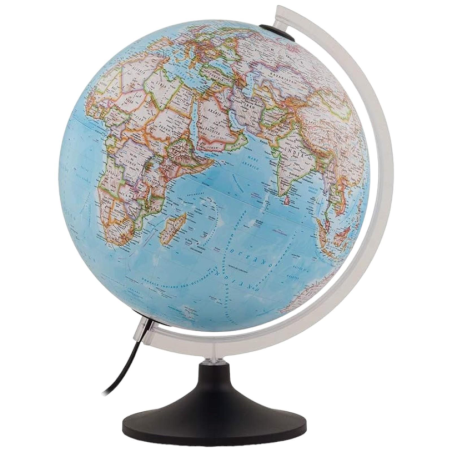 Tecnodidattica - Mappamondo National Geographic Carbon Classic - Blu -