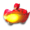 Dickie Toys - PjMask Missione con il Veicolo - Rosso 12 cm