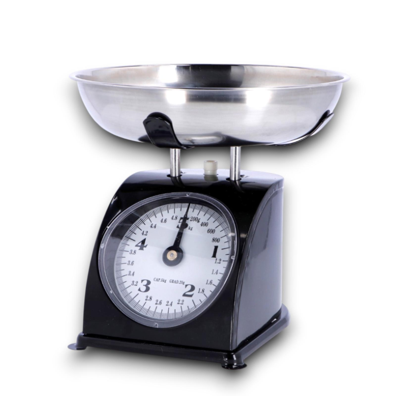 Bilancia da Cucina - 5 KG - 2 Colori Assortiti - 21x21x28 cm
