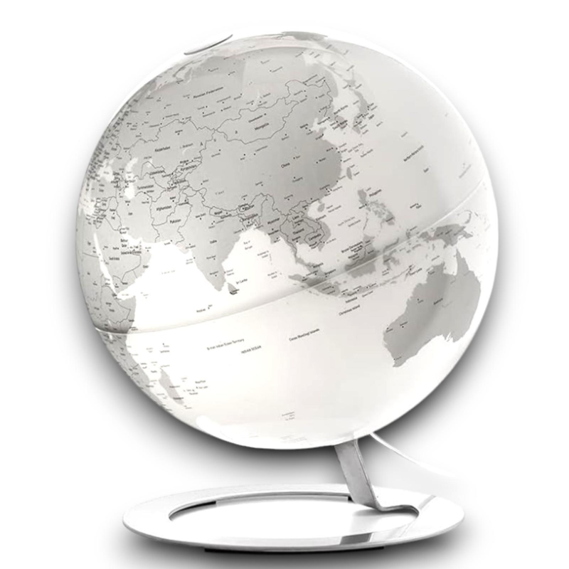 Tecnodidattica - Globo 25 cm - Atmosphere Iglobe Light Chrome - Lumino