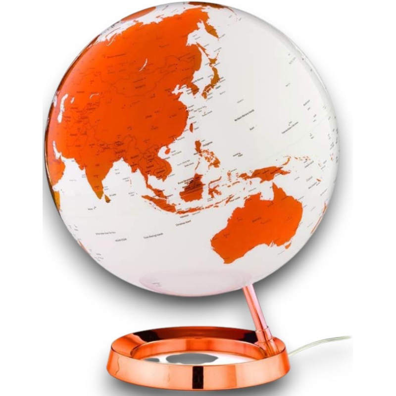 Tecnodidattica - Globo 30 cm - Light&Colour Hot Tangerine - Luminoso e