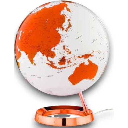Tecnodidattica - Globo 30 cm - Light&Colour Hot Tangerine - Luminoso e