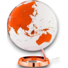 Tecnodidattica - Globo 30 cm - Light&Colour Hot Tangerine - Luminoso e